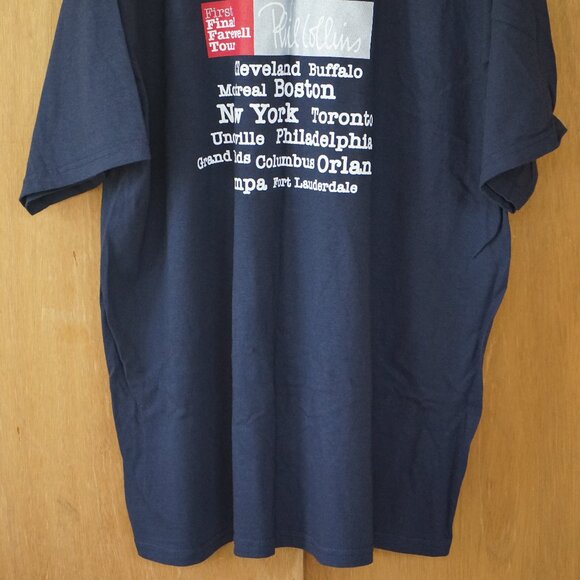 2004 Gildan Phil Collins First Final Farewell Tour Men's XXL T-Shirt RN# 93846 - Picture 4 of 14